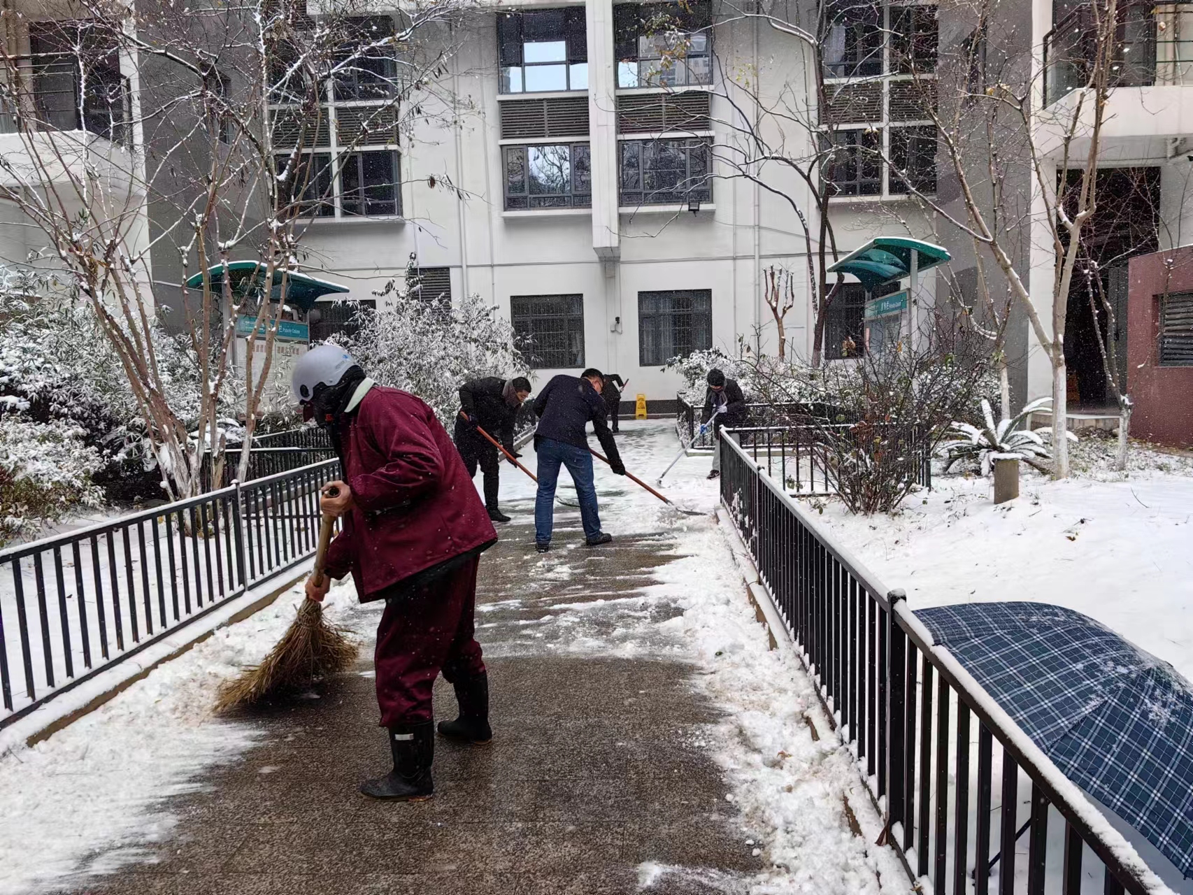 筑誠集團(tuán)丨落雪無痕定格溫暖瞬間